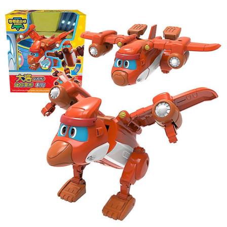 Nyaste Abs Min Deformation Gogo Dino Actionfigurer Rex Transformation Bil Flygplan Motorbåt Kran Dinosaurieleksaker för barn C Wiht Box Queru