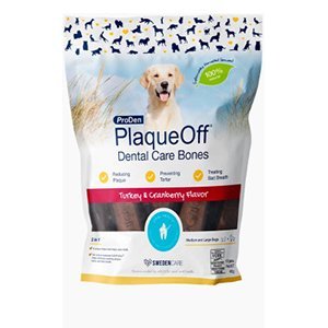 PlaqueOff Dental Bones Turkey & Cranberry, 13 st