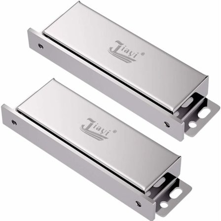 Magneettinen ovenlukon 2 kappaletta magneetti kaapin oveen ruostumatonta terästä S