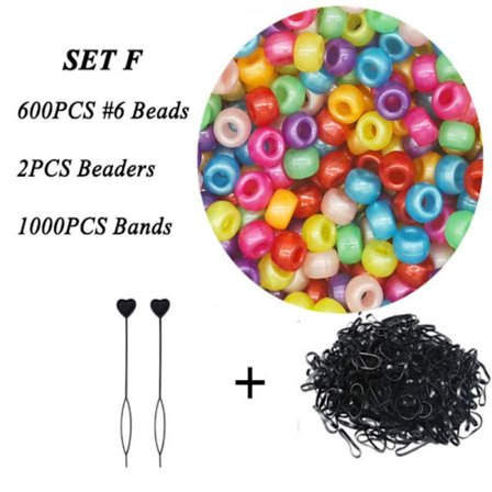 Quick Beader Hårpärlor Set SET F SET F