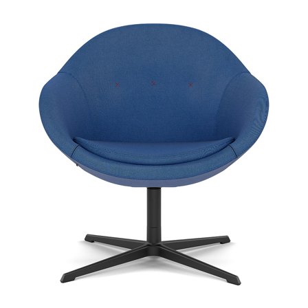 Varier Furniture Kokon Club - Blue Polyester - Black base