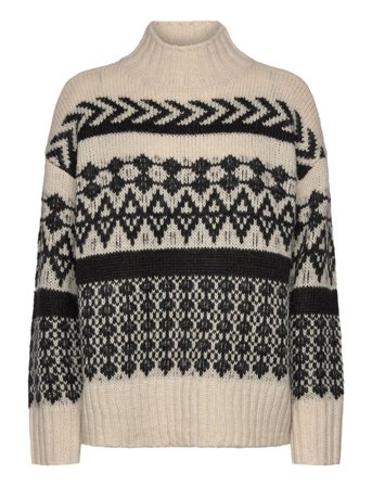 Vmample Ls Highneck Pullover Ga Boo Cream Vero Moda