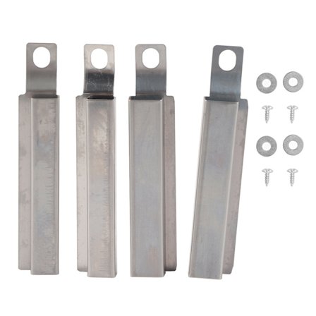 4 sæt justerbare krydsningsrør i rustfrit stål til Charbroil 463673517