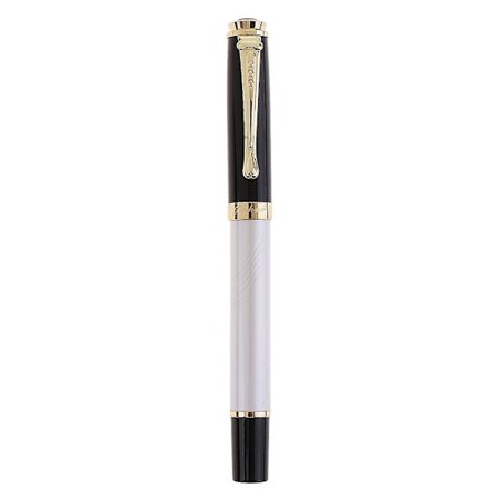 Jinhao 500 Hvid Elegant Rollerball Pen 0.7 Kuglepen Skrive Signeringsværktøj