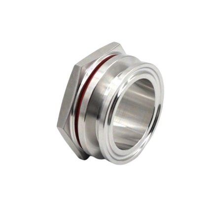 Svetsfri Skottgenomföring Rostfritt Stål Ss304 1.5"/2" Tri Clamp Kettle Skottgenomföring Ft