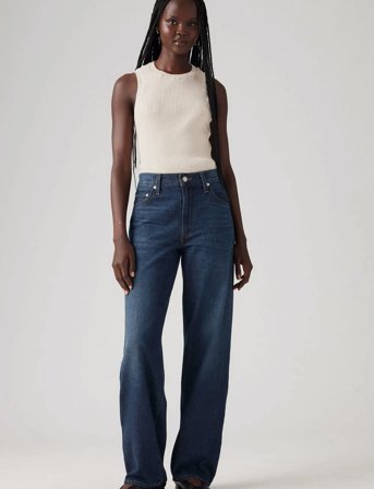 Levi's Baggy Dad Do You Mind - Navy - 27 x 32