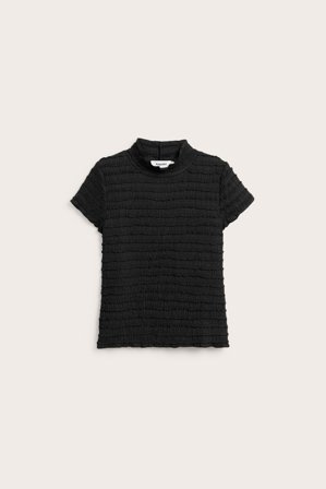 Kappahl | Topp med struktur | Svart