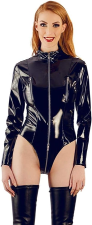 VINYL BODY WITH LONG SLEEVES - Black Level