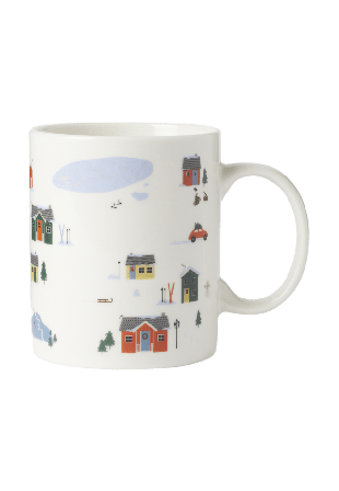 Åhléns Home Mugg VINTERLAND Muggar & koppar Flerfärgad ONESIZE