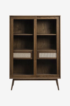 Håum - Glasskåp Haninge - Brun - Skåp - Från Homeroom