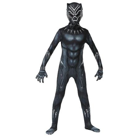 Barn Black Panther Superhelt Cosplay Halloween Sæt 150cm 120cm