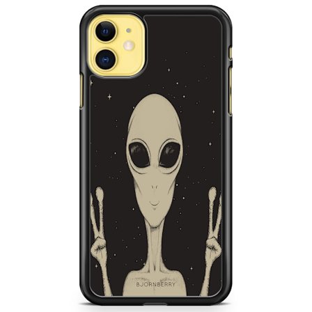 Bjornberry Hårdskal iPhone 11 - Peace Alien