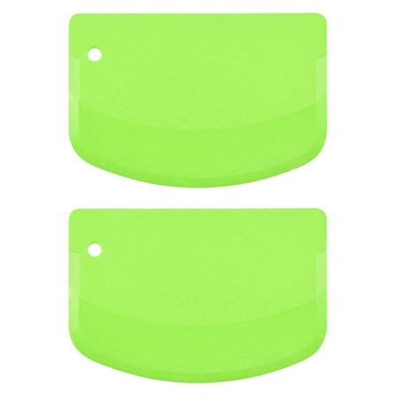 Dejskraber Plast BPA-fri Fleksibel, Skarp Kant, 2 Stykker