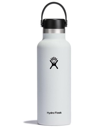 HydroFlask 18 Oz Standard Flex Cap White