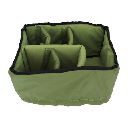 DSLR-kamerataske med stor kapacitet, stødsikker kamerataske med polstret taske med snøreåbning til udendørs frugtgrøn