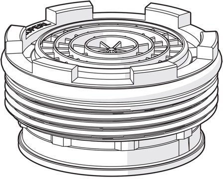 Oras 601287V Strålesamler M24X1, inklusive strålesamlernøgle, Badeværelse