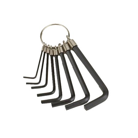 Insexnøkler på nøkkelring (8 størrelser)