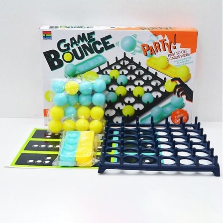 Set Bounce Ball Brettspill Bounce Off Spill Aktiver ballspill for barn
