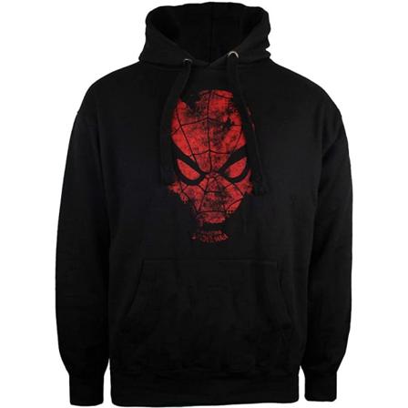 Marvel Herr Webhead Spider-man Hoodie L Svart