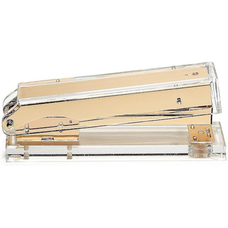 Akryl Klar Heftemaskin Gull Kontor Skrivebordstilbehør