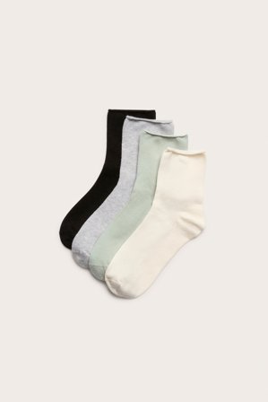 Kappahl | Strumpor 4-pack | Ljusgrön