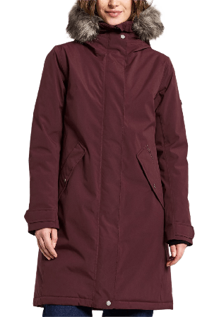 Didriksons Erna Parka Jackor Dam Röd 34
