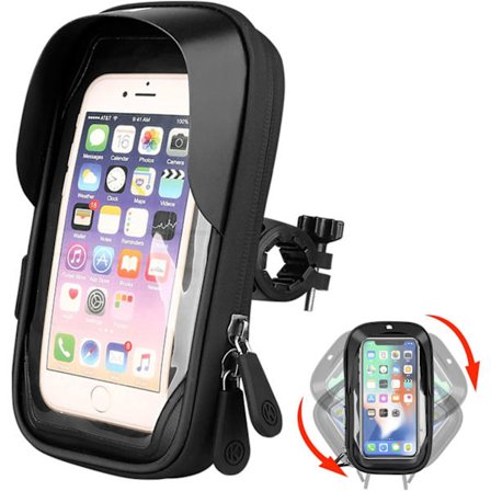 360° Vanntett Sykkel Mobiltelefonholder med Vanntett TPU-Berøring