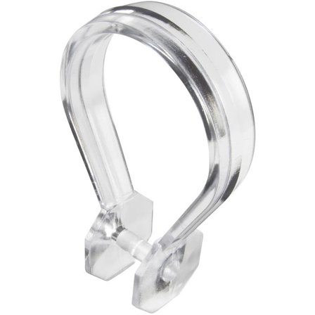 Arrow 3010090071 Forhengsring med klikklåsing, 12-pakning, Baderom