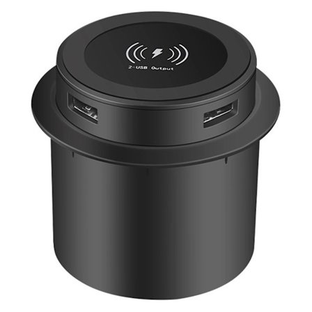 Dold trådlös laddare, 3 i 1 med snabbladdningsteknik för smartphones