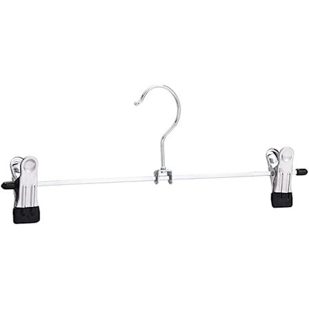 Basics Metal Bukser og Nederdel Bøjler med Clips - Pakke med 10