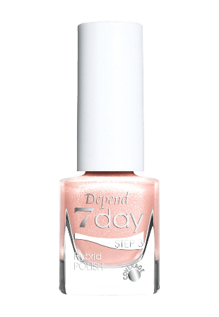 Depend 7day Hybrid Polish Sweden Nagellack Dam Rosa 5 ML