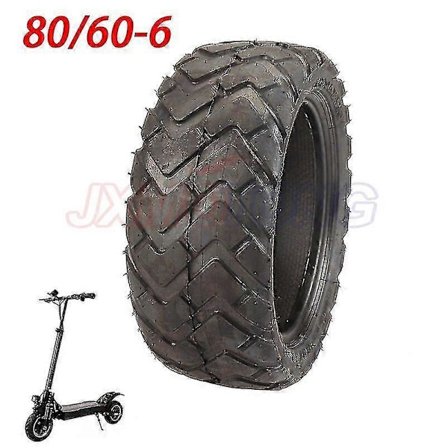 80/60-6 Vakuumdekk uten slange 80/60-6 Dekk for E-Scooter Motor Elektrisk Scooter Gokart ATV Quad