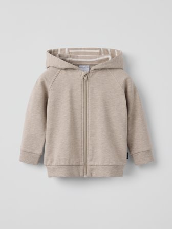 Hoodie mit Ohren - 62 - kinderbekleidung - beige - Polarn O. Pyret