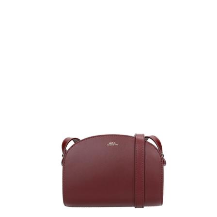 A.p.c., Demi-Lune Mini Crossbody Bag Rood, Dames, Maat:ONE Size