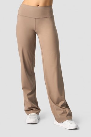 ICANIWILL - Nimble Straight Leg Pants Autumn Brown - Bukser - Damer - Træningstøj fra ICIW