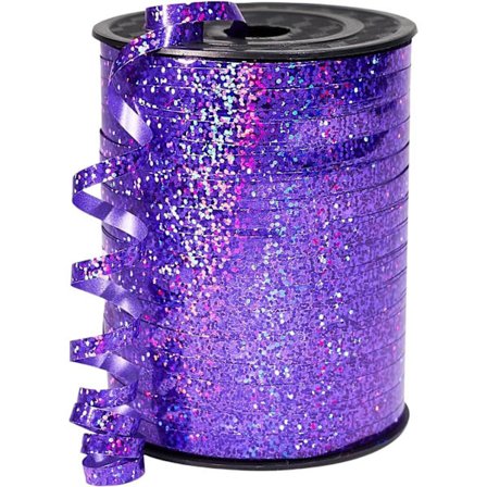 Lilla krøllebånd 500 meter til balloner, 457 m plisseret ballonbånd ballonguirlande, skinnende metalliske bånd til gaveindpakning, hobby, rosetter