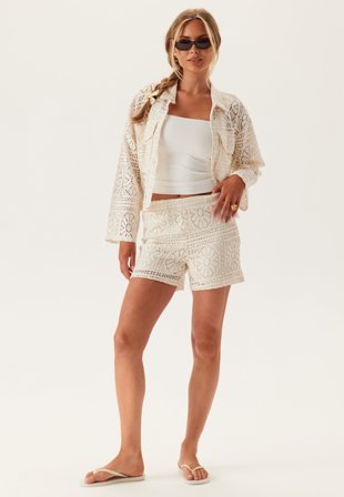 VILA - Vimerinda Crochet Hw Shorts - Birch