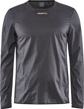 Craft Men's Pro Hypervent Ls Wind Top Men long-sleeved training tops Grey S