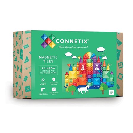Connetix Creative Pack Magnetsæt Rainbow 102 Dele, Børn & Forældre, Motorik & Bevægelse, Øvrigt