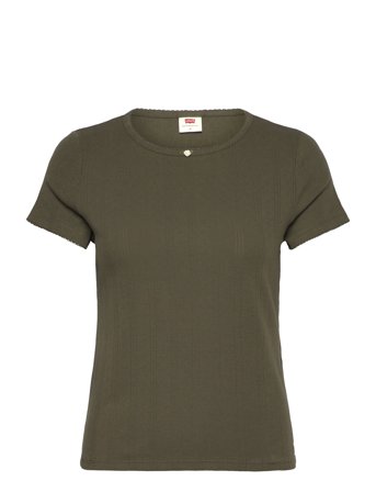 Levi's | Dry Goods Pointelle Tee Olive | XS