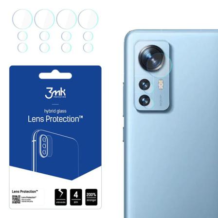4-pack 3mk Xiaomi 12/12x Linsskydd Kamera Transparent