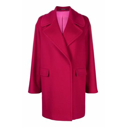 Tagliatore, Single-Breasted Coats Paars, Dames, Maat:S