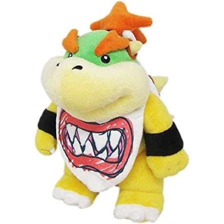 Little Buddy Super Mario All Star Collection 1424 Bowser Jr. Plukket Kosedyr, 8", 156 måneder til 180 måneder