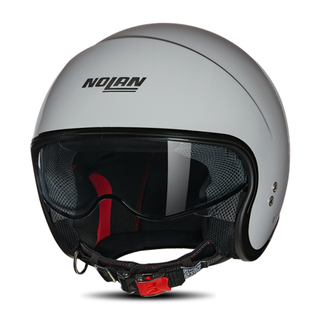 Nolan N21 Öppen Hjälm Glansig grå M