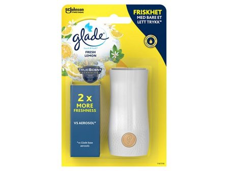 Glade Dispenser Luktförbättrare Citrus startkit 10ml - Lyreco - Städ och hygien - Luktförbättrare - Doftdispenser och refill