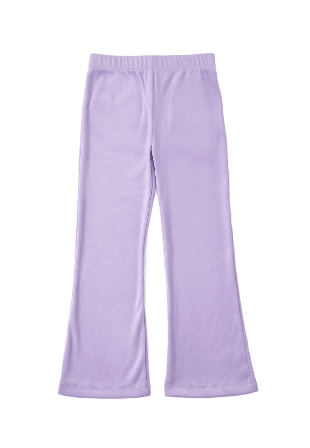 RIKIKI Mjukisbyxor i velour KAJSA Leggings Lila 122/128