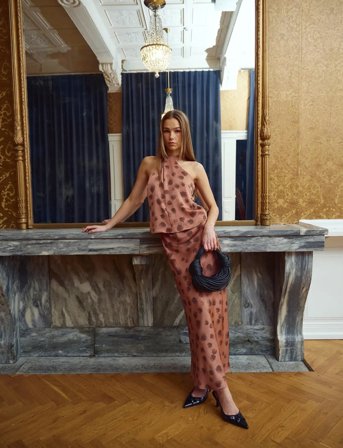 Noella Leonora Skirt - Pink - S