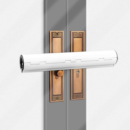 Terrassedør Låse Aluminium Legering Sikkerhedsdør Lås, Terrassedør Sikkerhedslås 30mm Universal Rør Fransk Dør Sikkerhedslås - Ingen Alarm