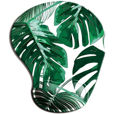 Pöytämatto, liukumaton kumipohja pitää työtilasi vakaana, ergonominen rannetuki ensiluokkaisella muistigeelillä, tyylikäs muotoilu Macbookille, 