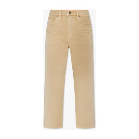 Diesel, Straight Jeans Beige, Dames, Maat:W28 L32